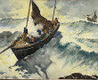 Jean DARIGNAN (Xxème) "Bateaux de pêche 