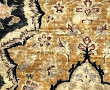 Petit tapis en soie mercerisée (usures a