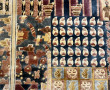 Tapis moderne en laine et soie mercerisé