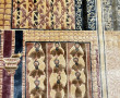 Tapis moderne en laine et soie mercerisé
