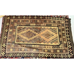 Tapis KILIM en laine, 121 x 212 cm