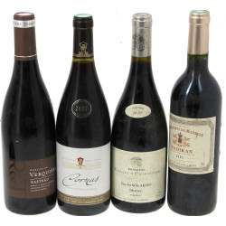 Lot de 4 bouteilles: - 1 B RASTEAU 2016