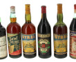 Bel ensemble de 6 bouteilles anciennes d