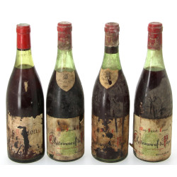 Lot de 4 bouteilles anciennes, sortie de