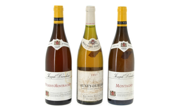 Lot de 3 bouteilles: - 1 B PULIGNY MONT