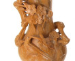CHINE Xxème - Deux statuettes en pierre 