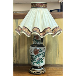 CHINE - Vase NANKIN, H 45 cm, monté en l