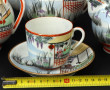 JAPON - Service à thé en porcelaine à dé
