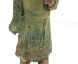 Statuette chinoise en terre cuite patiné