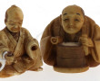 Chine Xxème - Netsuké et petite statuett