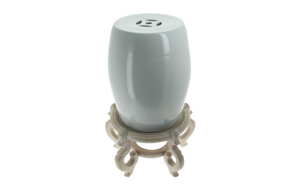 CHINE Xxème - Tabouret en porcelaine chi