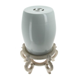 CHINE Xxème - Tabouret en porcelaine chi
