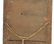 Petit miroir ancien à encadrement doré à