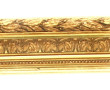 Cadre fin XIXème en bois et stuc doré, d