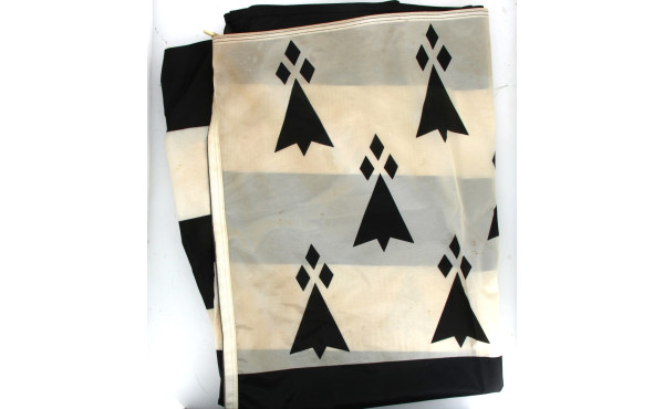 Drapeau breton en nylon 210 x 140 cm, ét