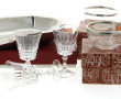 7 verres à vin H. 13 cm + 2 verres du mê