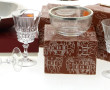 7 verres à vin H. 13 cm + 2 verres du mê
