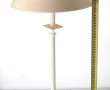 Pied de lampe en métal peint en blanc, q