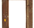 Cadre ancien en bois et stuc à décor roc