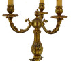 Candélabre à 3 bras de lumière en bronze