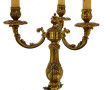 Candélabre à 3 bras de lumière en bronze