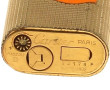 CARTIER - Briquet en plaqué or, H 7 cm