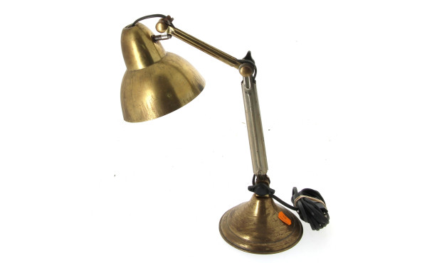 Lampe de bureau articulé en métal, H 36 