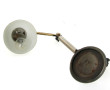 Lampe de bureau articulé en métal, H 36 