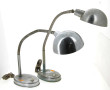 Paire de lampes articulées en métal (piq