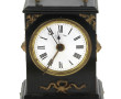 Petite pendule Napoléon III en bois noir