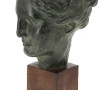 Tête de déesse à patine façon bronze dan