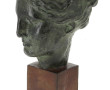 Tête de déesse à patine façon bronze dan