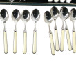Lot de couverts modernes en inox, plusie