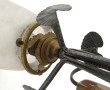 Lampe en fer forgé décor végétal années 