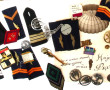 Carton de divers souvenirs militaires do