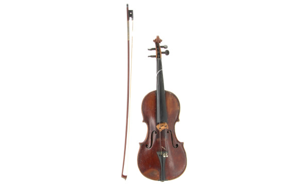 Violon d'étude ancien avec archet et étu