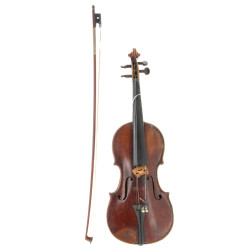 Violon d'étude ancien avec archet et étu