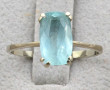 Bague en or gris, poinçon tête d'aigle, 