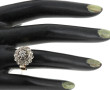 Bague en or jaune 18 carats et platine, 
