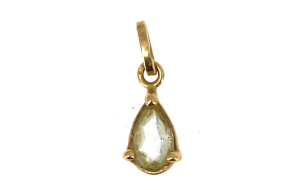 Pendentif en or jaune, poinçon tête d'ai