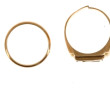 Lot or 18 cts comprenant une chevalière 