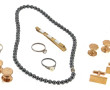 Lot comprenant un collier en hématite, 3