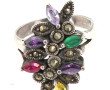 Jolie bague baroque en argent 925ème ser