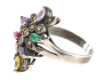 Jolie bague baroque en argent 925ème ser