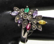 Jolie bague baroque en argent 925ème ser