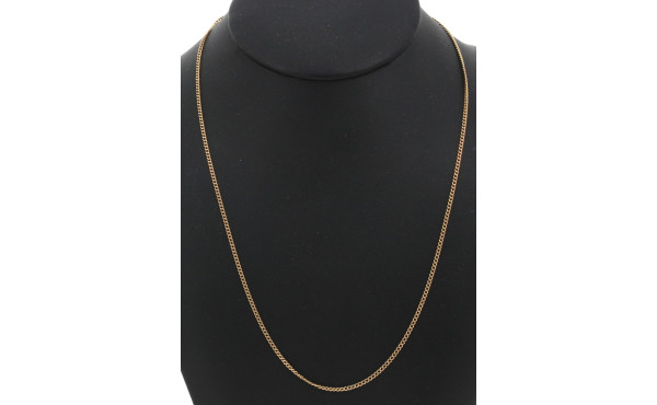 Chaîne en or jaune 18 cts, poids 5 grs. 