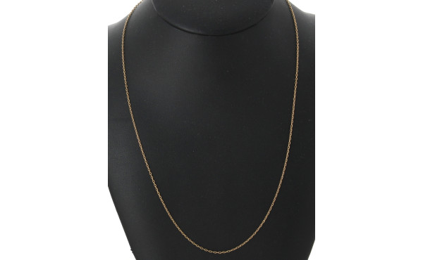 Chaîne en or jaune 18 cts, poinçon tête 