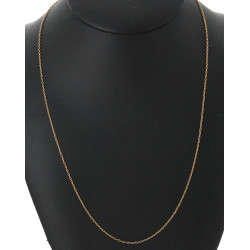 Chaîne en or jaune 18 cts, poinçon tête 