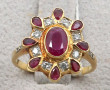 Bague en or jaune 18 carats sertie d'un 