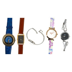 Lot de 5 montres bracelets de dame : Cac